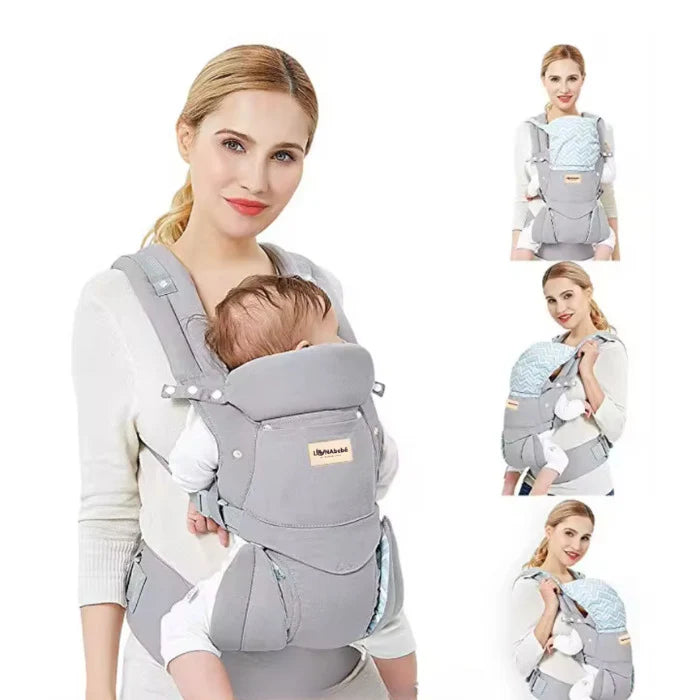 Lunabebe by Mama Blends Soft Structured Baby Carrier (Light Gray)