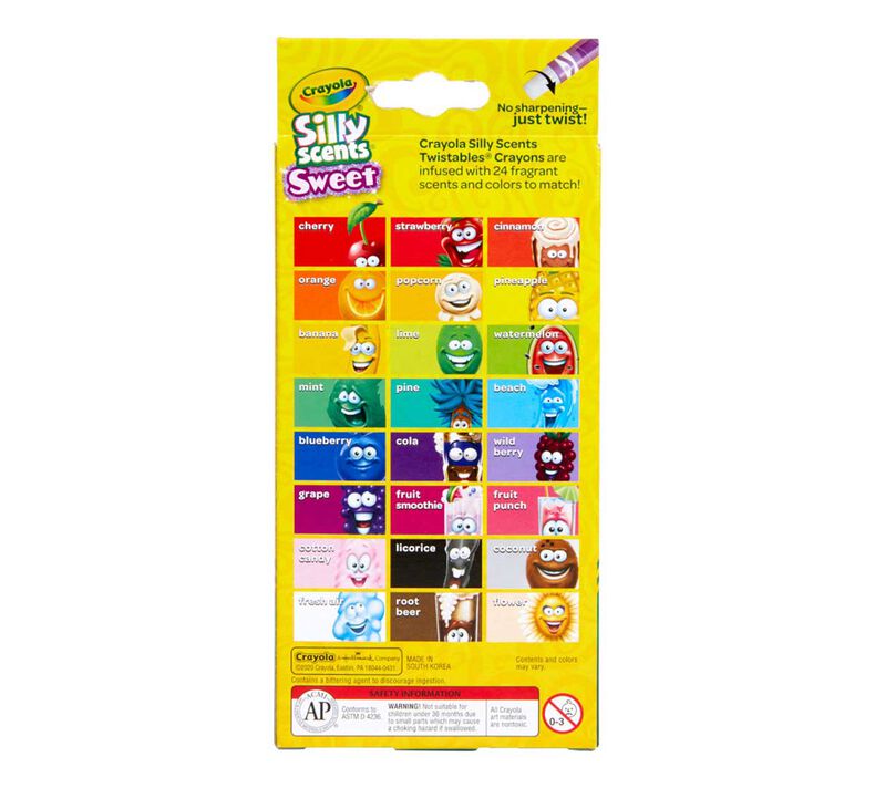 Crayola Silly Scents Mini Twistables Scented Crayons