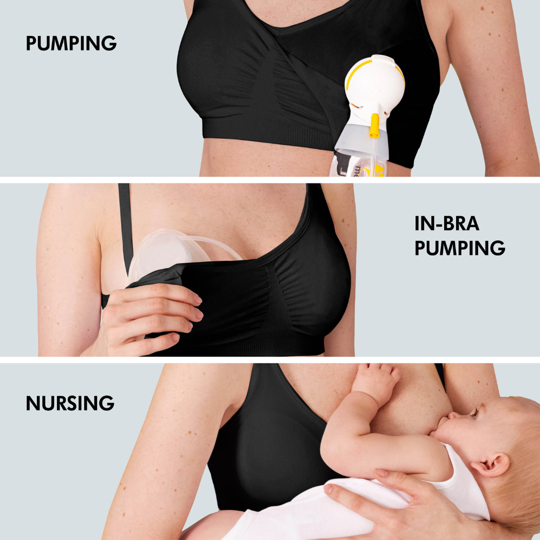 Medela 3-in-1 Nursing and Pumping Bra Bundle
