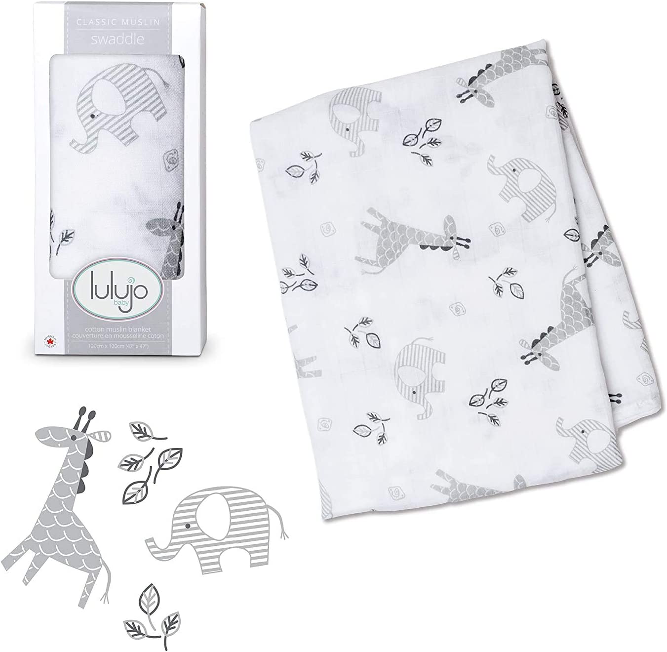 Lulujo Cotton Muslin - 47" x 47" (Single)