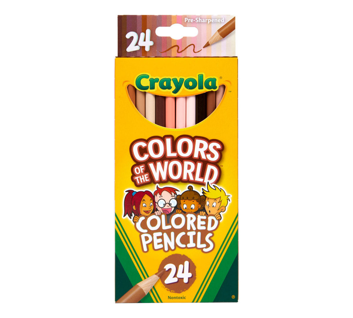 Crayola Colored Pencils - Colors of the World (24 ct)