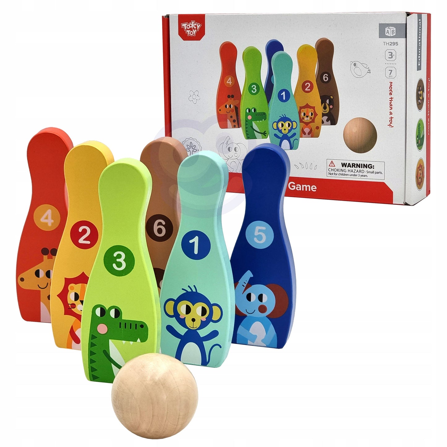 Tooky Toy Jungle Bowling Set