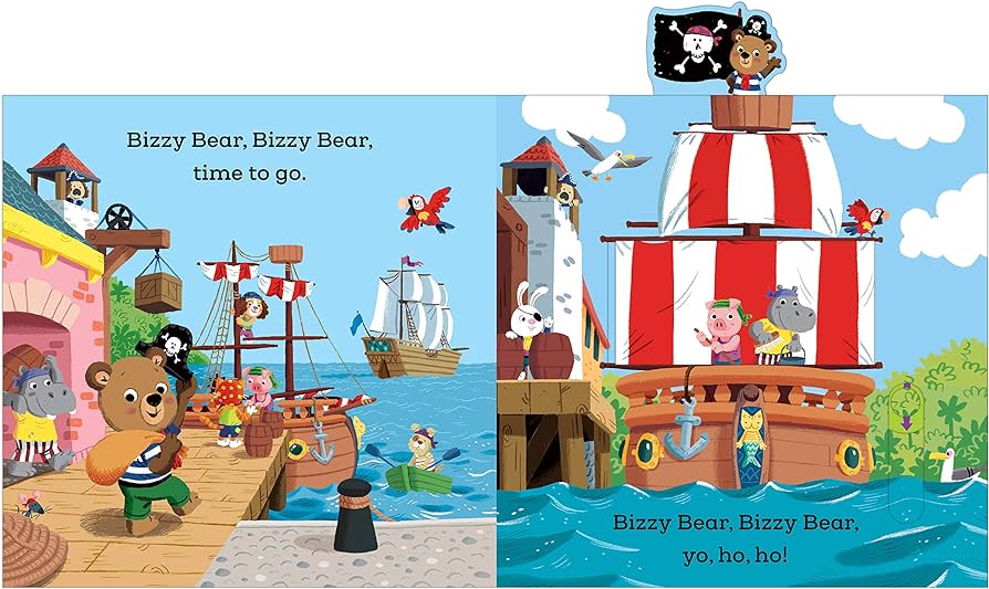 Bizzy Bear Push & Pull Book: Pirate Adventure