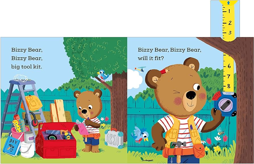 Bizzy Bear Push & Pull Book: DIY Day