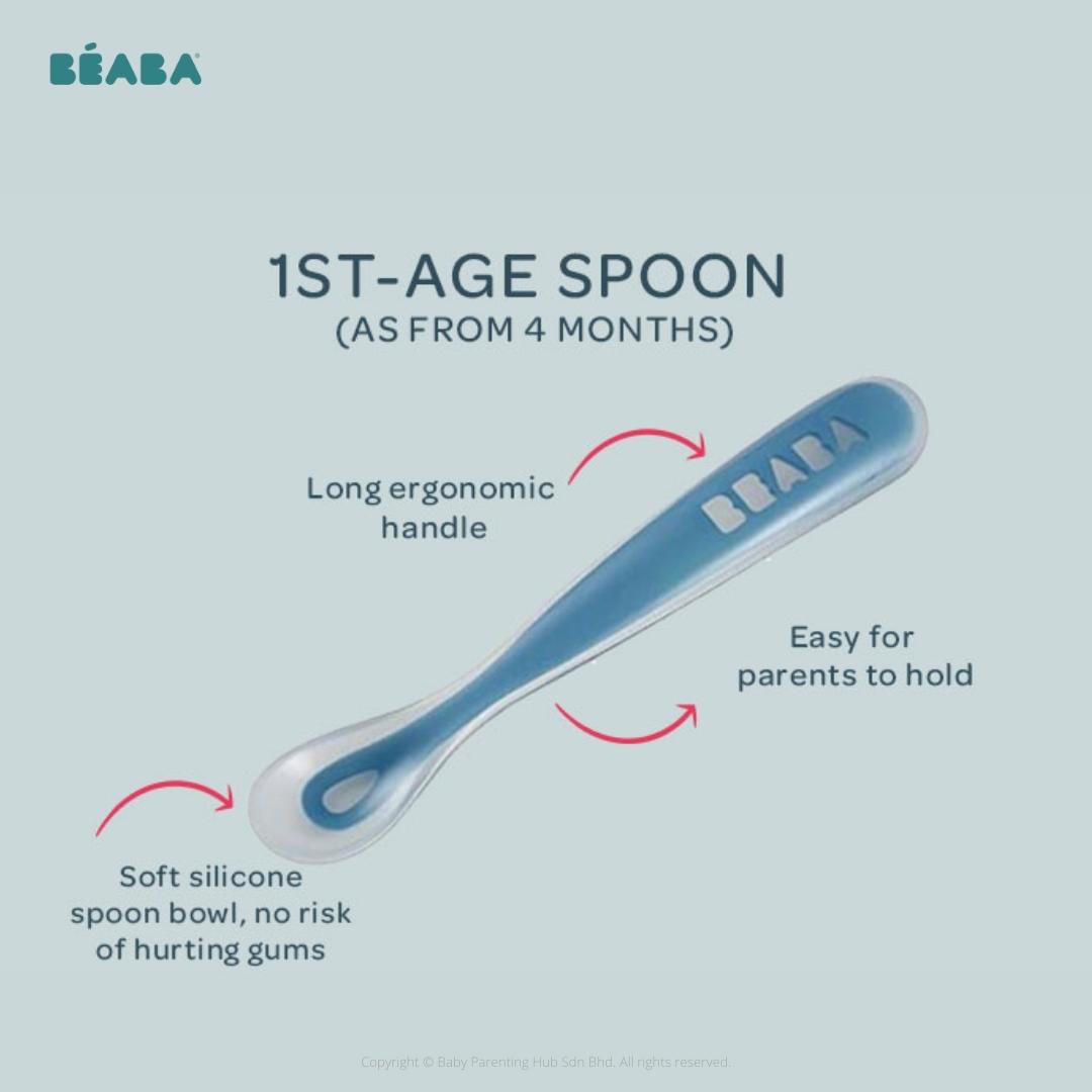 Beaba 1st Age Silicone Spoon