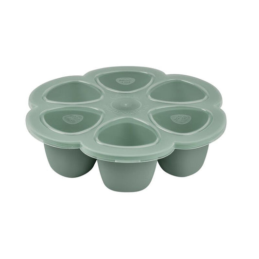 Beaba Silicone Multi-Portion Trays 6x90ml (Sage Green)
