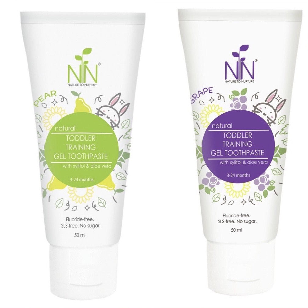 Nature to Nurture Toddler Training Gel Toothpaste 50ML, 3 months to 2 years old