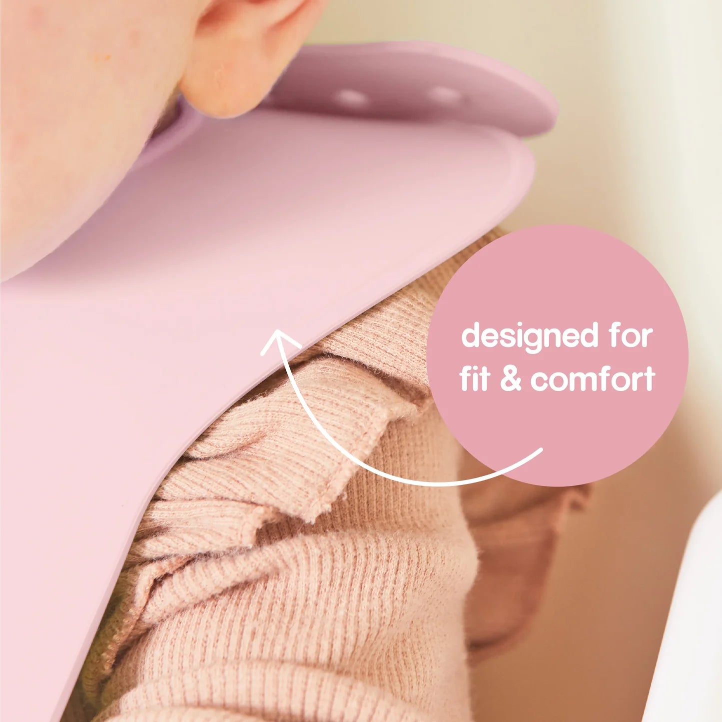 B. Box Silicone Bib With Deep ‘Stay Open’ Pocket