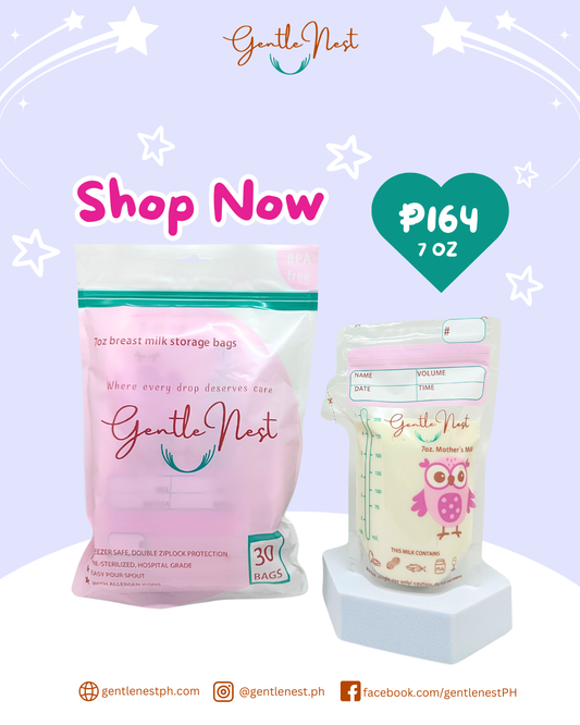 Gentle Nest 7 Oz Breastmilk Bags (pack of 30 bags)