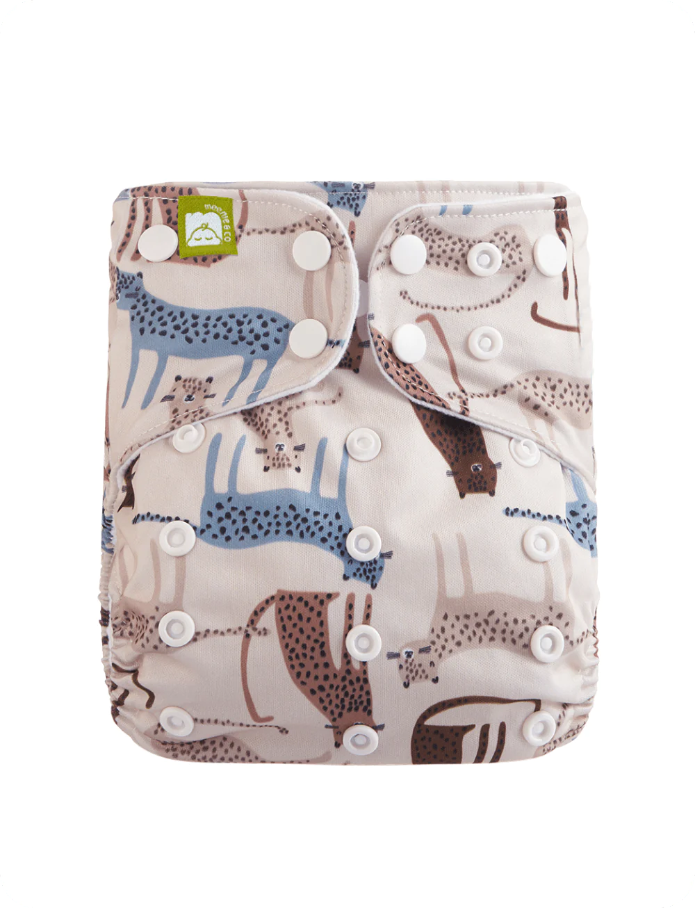 Meenie & Co. Single Gusset Cloth Diaper with Microfiber Reusable Insert