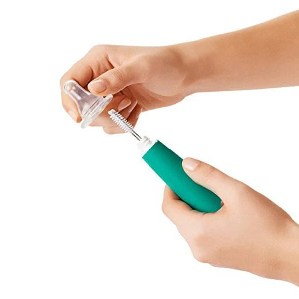 Oxo Tot Bottle Brush with Nipple Cleaner Refill - Teal (No Stand, Brush Only)