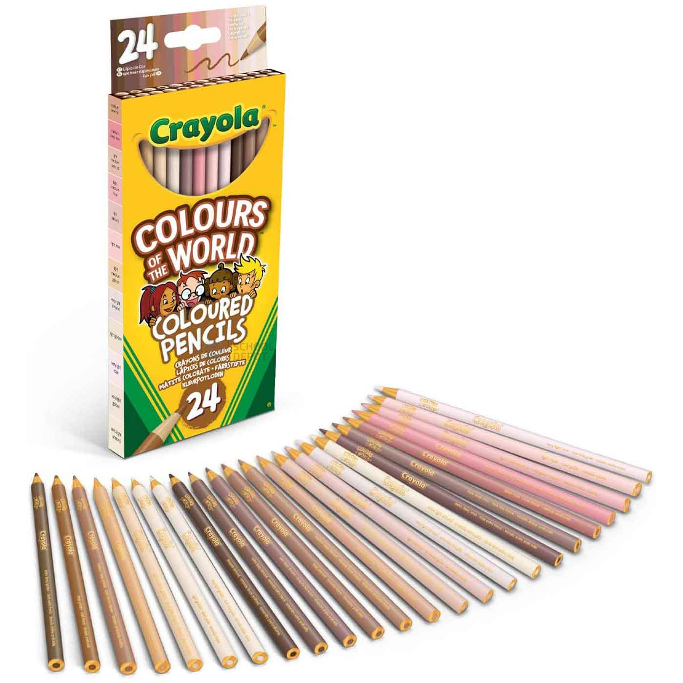 Crayola Colored Pencils - Colors of the World (24 ct)