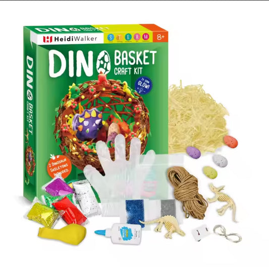 Heidi Walker Craft Kit - Dinosaur Basket