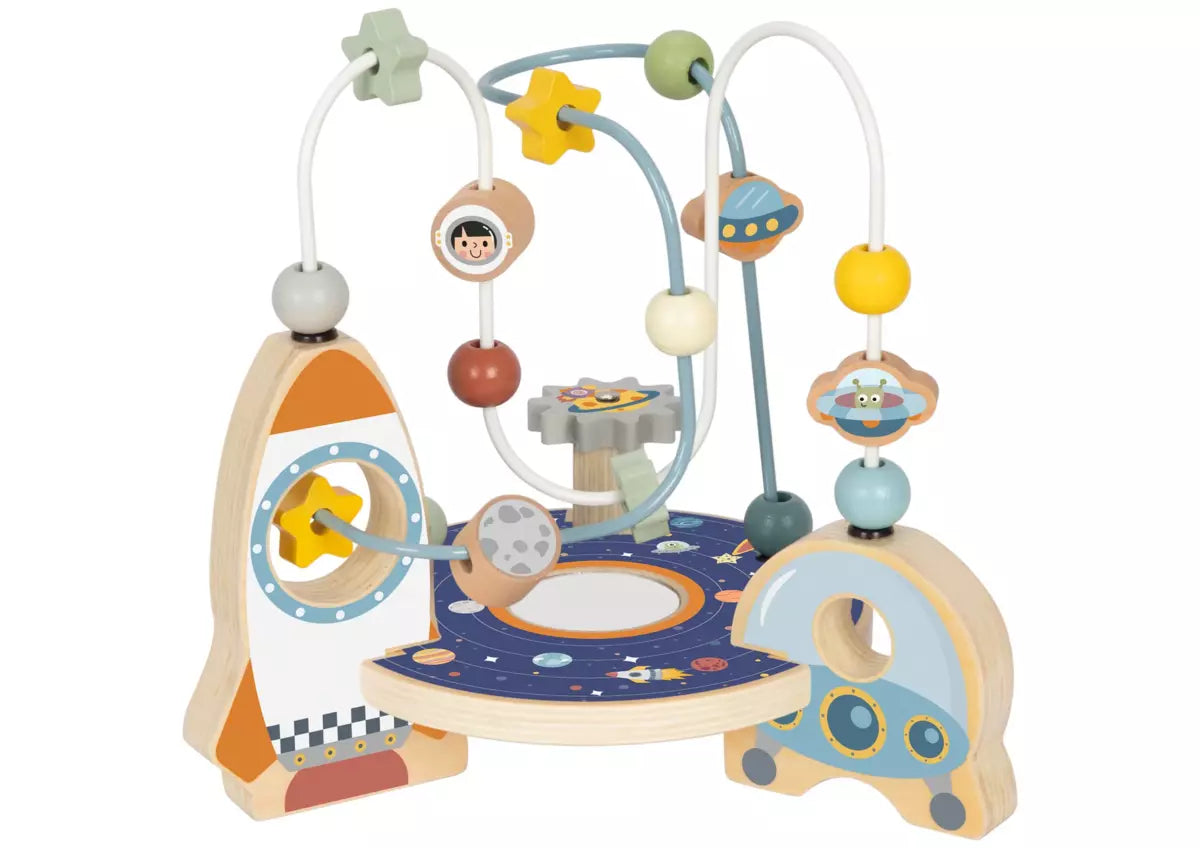 Tooky Toy Space Rocket Bead Maze