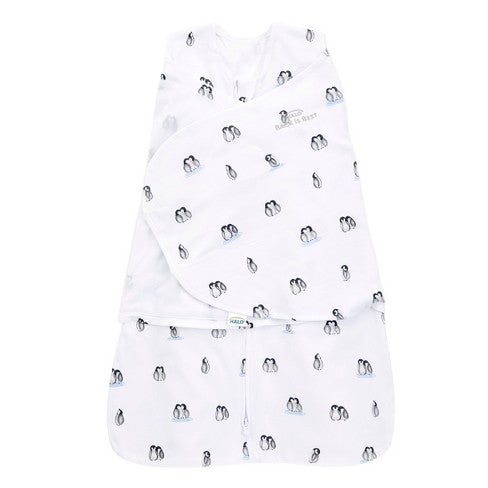 Halo SleepSack Swaddle, Penguins (Newborn: 0-3 months)