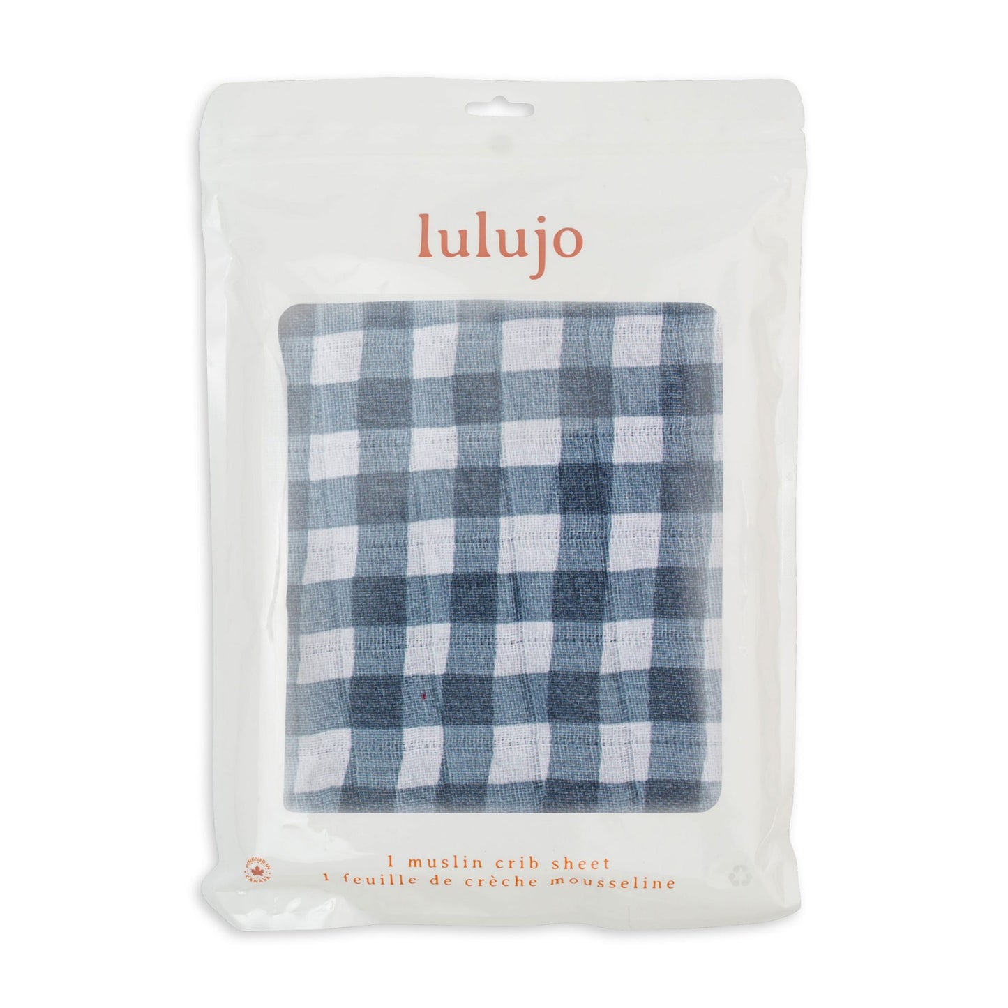 Lulujo Cotton Muslin Crib Sheet - 52" x 28"