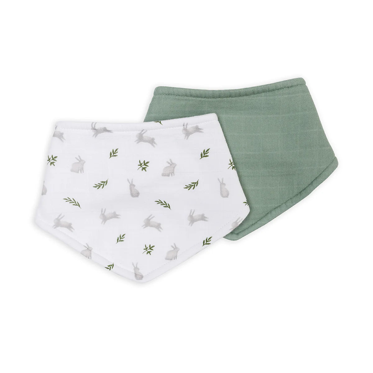 Lulujo Muslin Bibs (Set of 2)