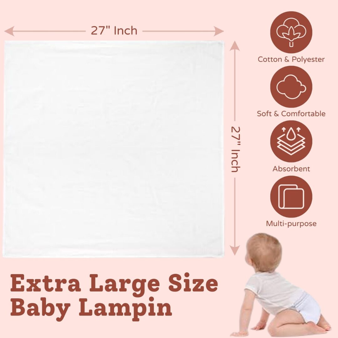Lunabebe by Mama Blends Lampin Birds Eye Cloth (Set of 12)