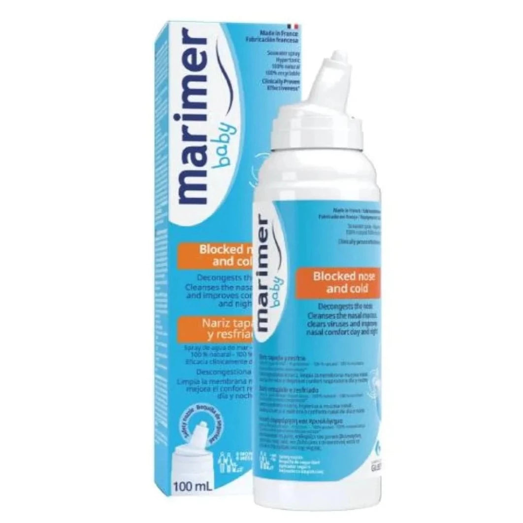 Marimer Baby Hypertonic Nasal Spray for Blocked Nose (100 ML ...