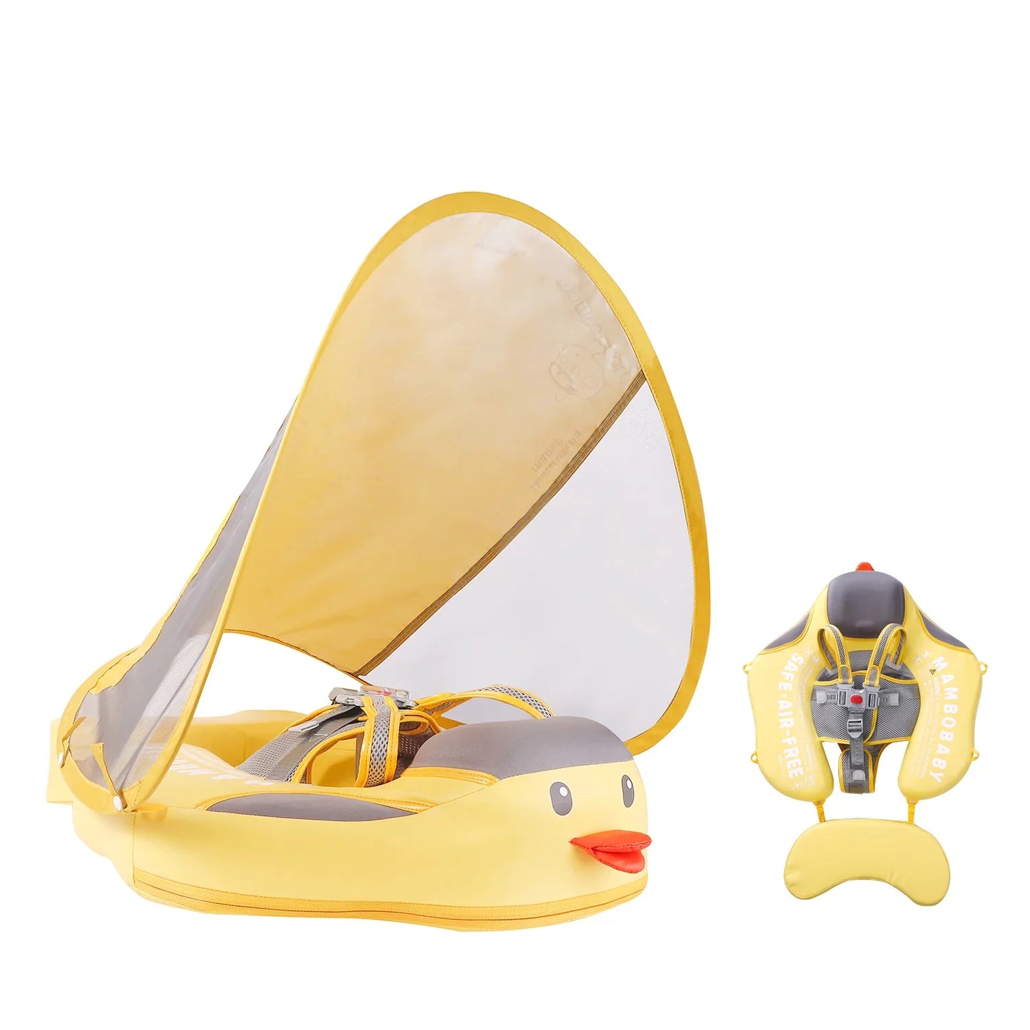 Mambobaby Air-Free Chest Type Floater with Canopy and Tail (3-24 mos)