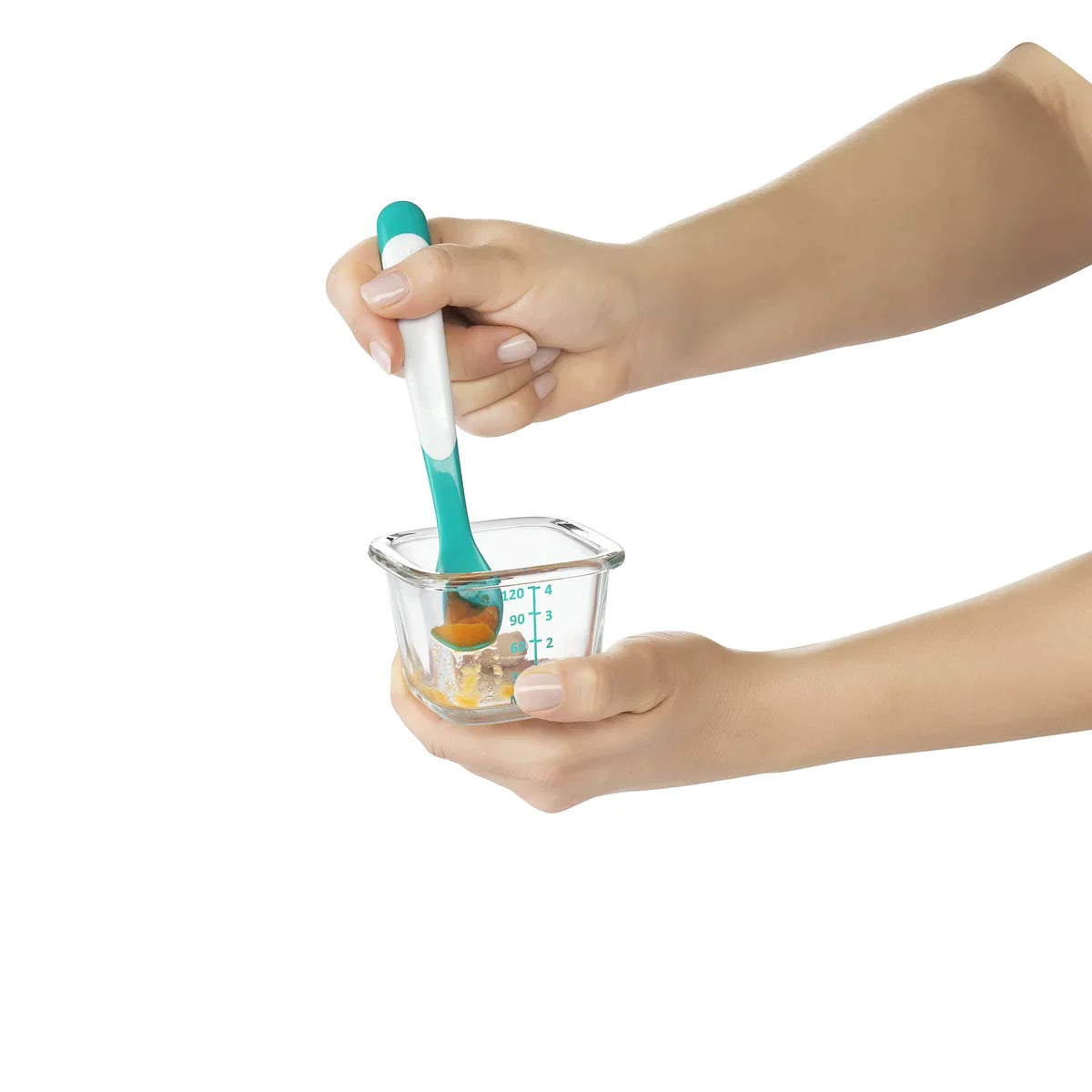 Oxo Tot On The Go Plastic Feeding Spoon with Case (2-pack)