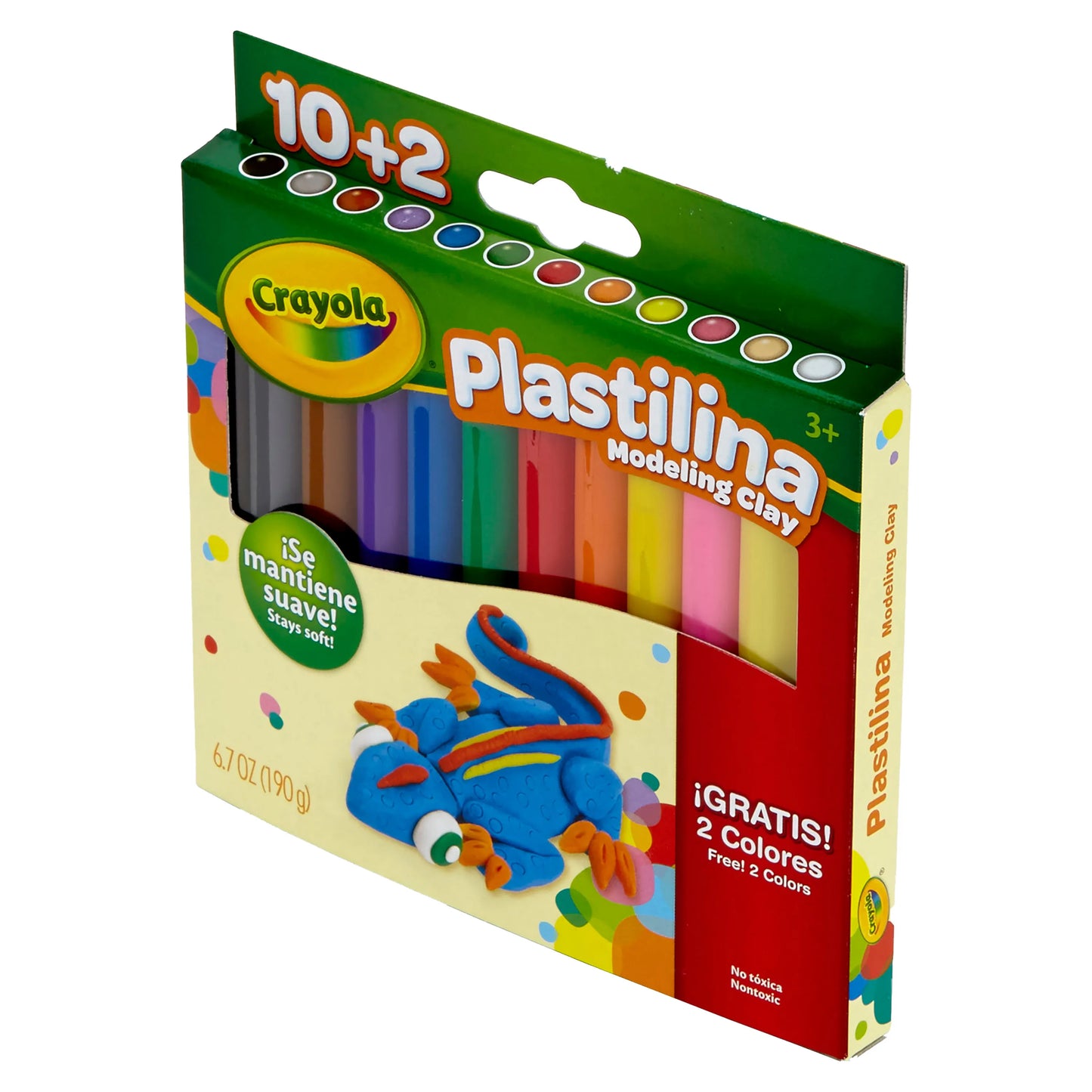 Crayola Plastilina Modelling Clay (12 count)