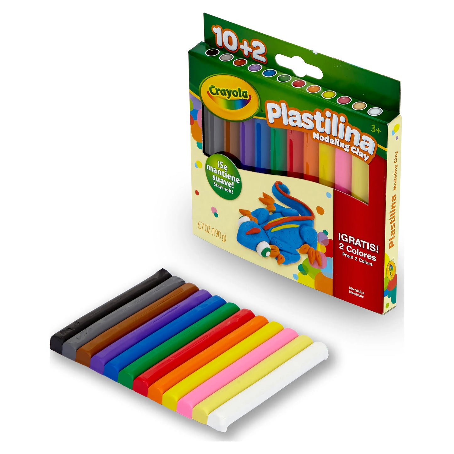 Crayola Plastilina Modelling Clay (12 count)