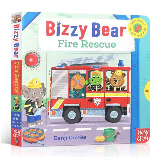Bizzy Bear Push & Pull Book: Fire Rescue