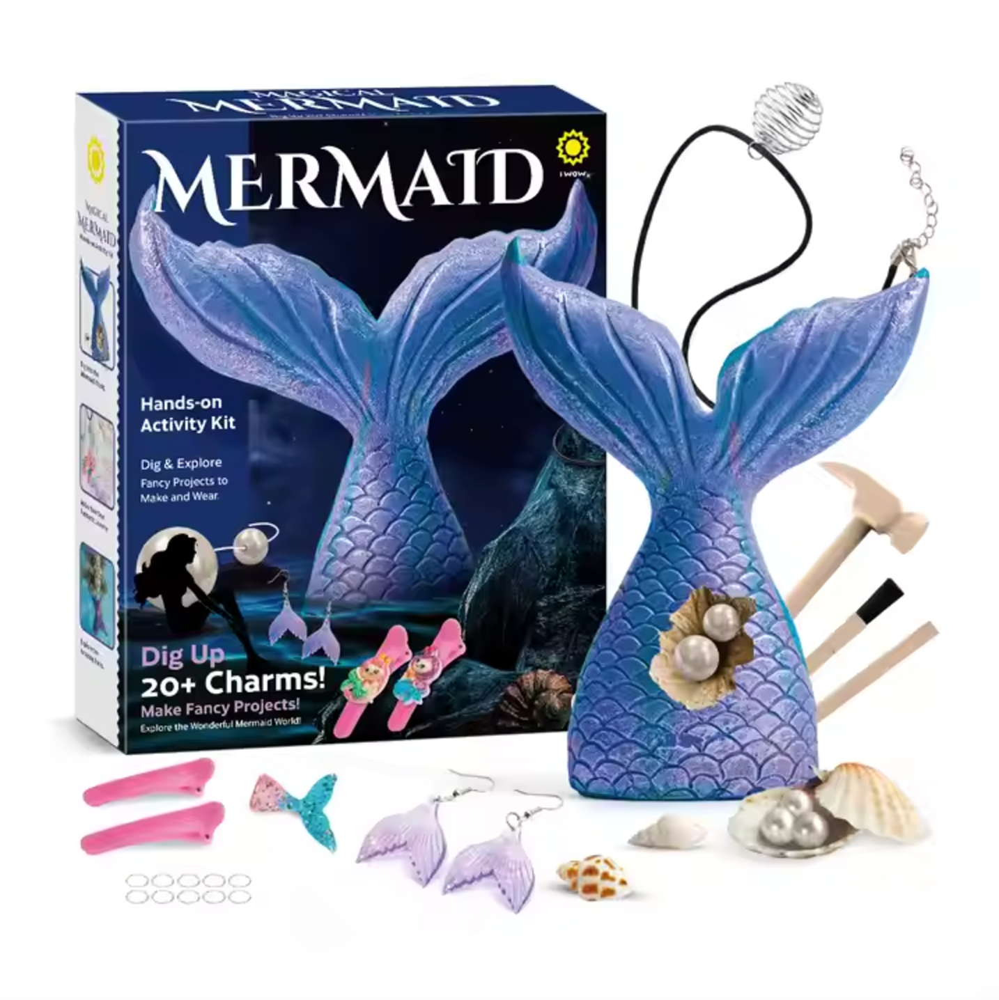 Mermaid Dig Kit with Charms