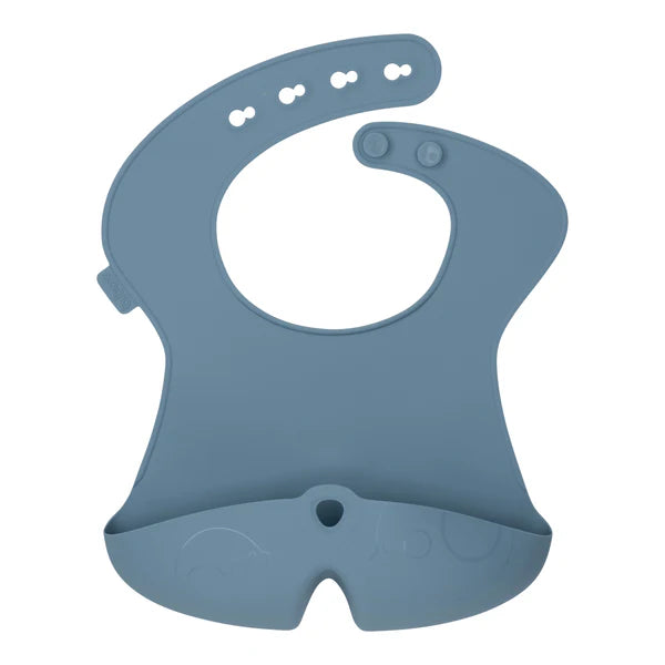 B. Box Silicone Bib With Deep ‘Stay Open’ Pocket