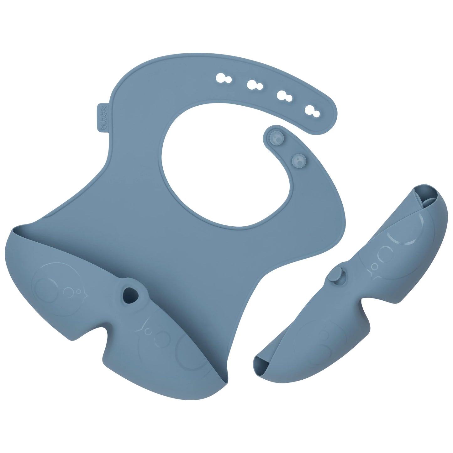 B. Box Silicone Bib With Deep ‘Stay Open’ Pocket