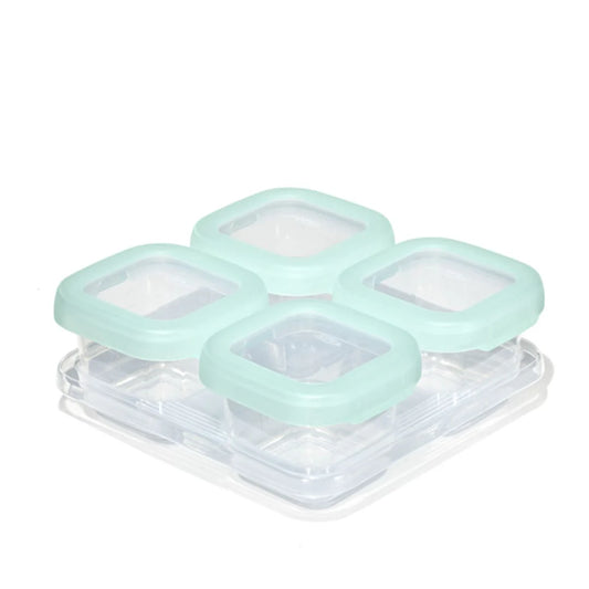 Oxo Tot Baby Blocks Freezer Storage Containers, 4oz (Opal)