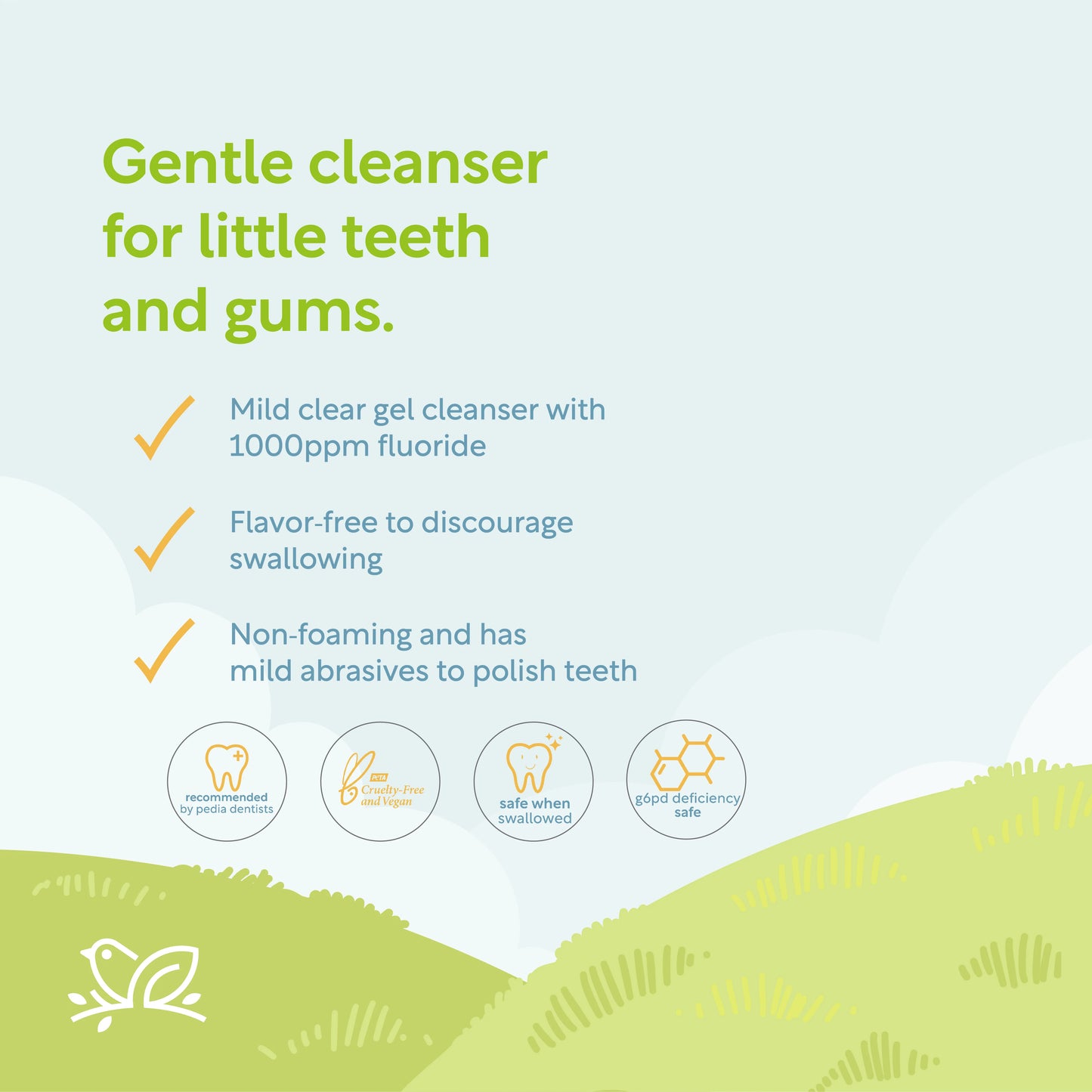 Nature to Nurture Toddler Training Gel Toothpaste 50ML, 3 months to 2 years old