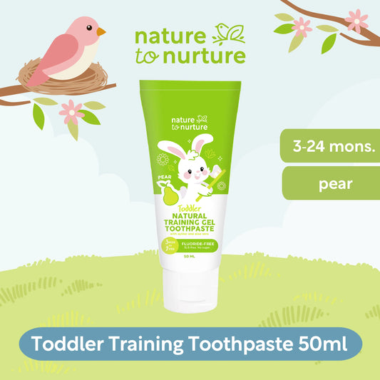 Nature to Nurture Toddler Training Gel Toothpaste 50ML, 3 months to 2 years old
