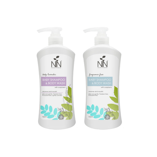 Nature to Nurture Baby Shampoo & Body Wash (750 ML)