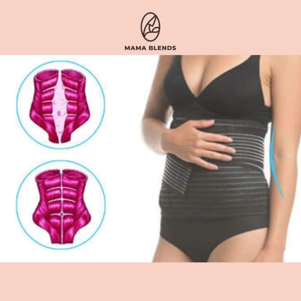 Lunabebe by Mama Blends Tummy Wrap Bamboo Support Binder (Small/Medium)