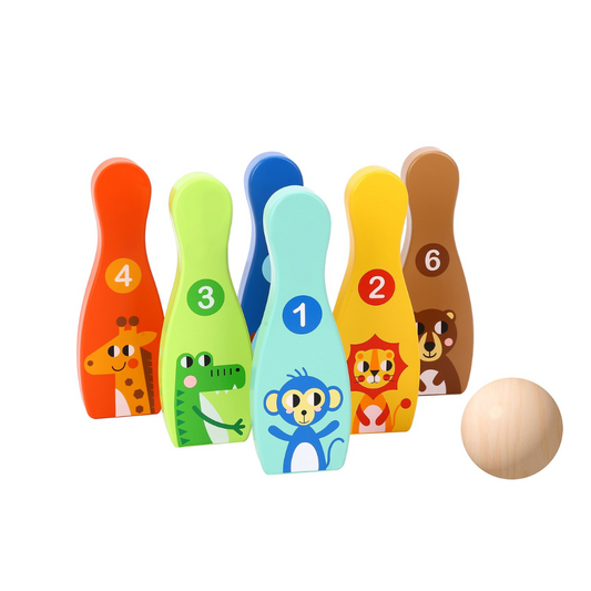 Tooky Toy Jungle Bowling Set