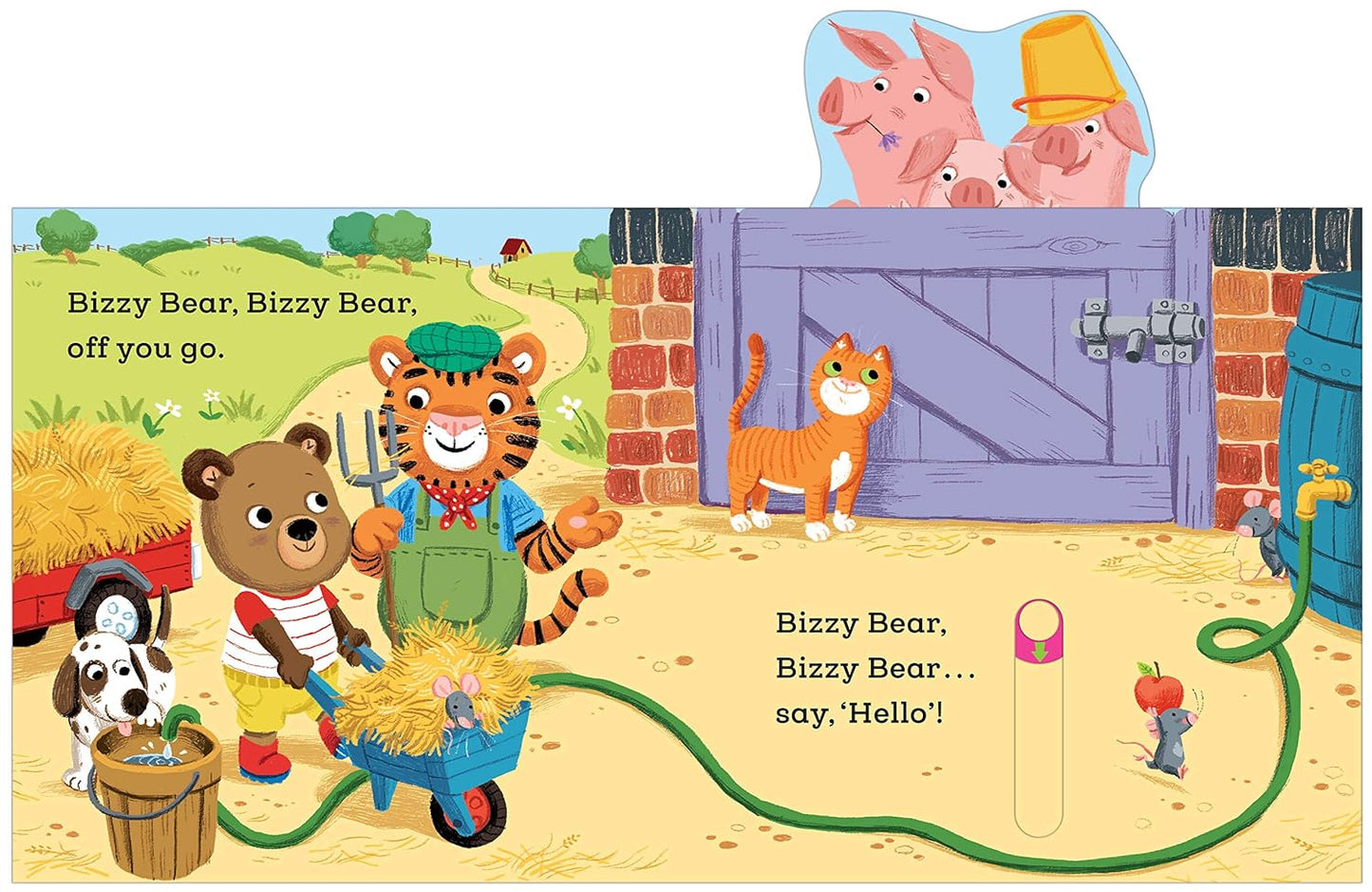 Bizzy Bear Push & Pull Book: Farmyard Fun