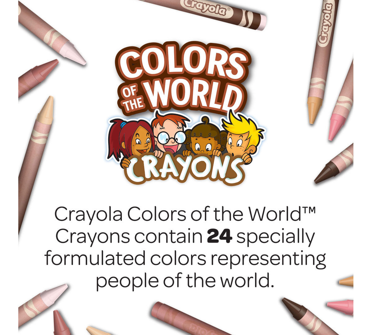 Crayola Crayons - Colors of the World (24 count)