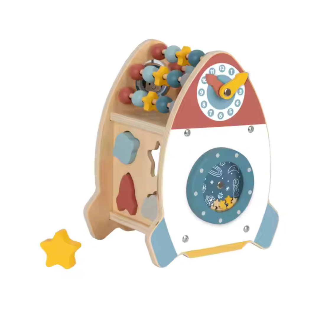 Tooky Toy Activity Cube (Space Rocket) – Building Roots PH