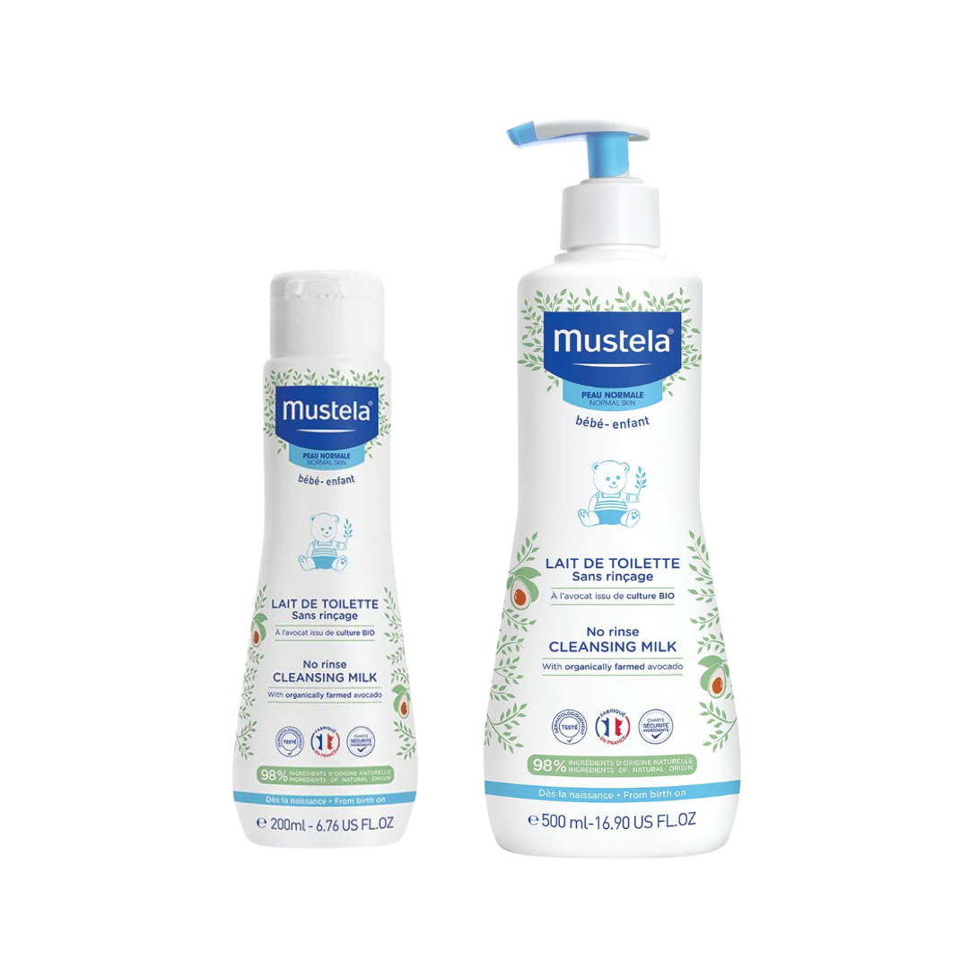 Mustela No-Rinse Cleansing Milk with Organic Avocado