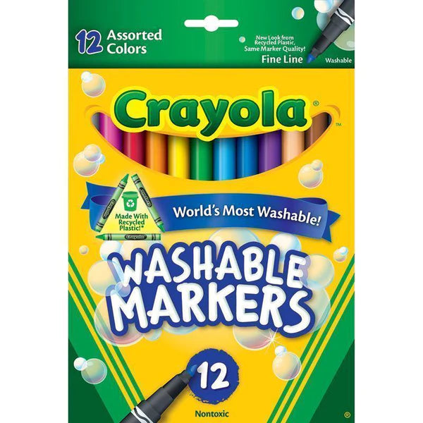 Crayola Colored Washable Markers (12 count)