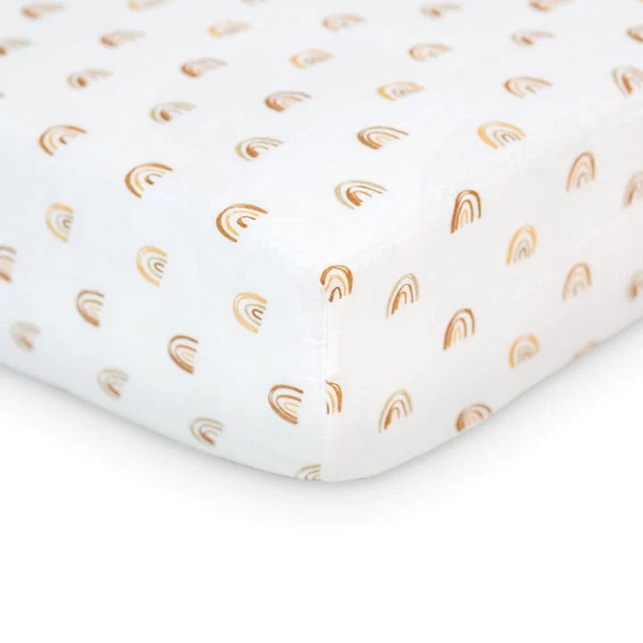 Lulujo Cotton Muslin Crib Sheet - 52" x 28"