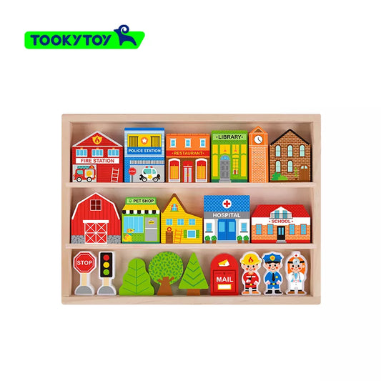 Tooky Toy Town Play Set