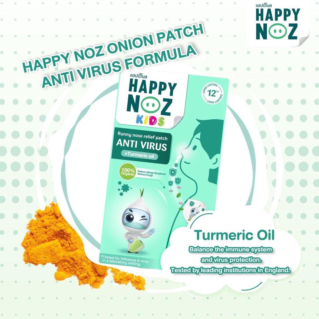 Happy Noz Organic Onion Sticker Anti-Virus (6 pcs)