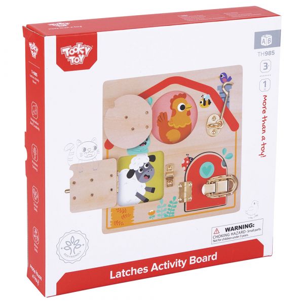 Tooky Toy Latches Activity Board