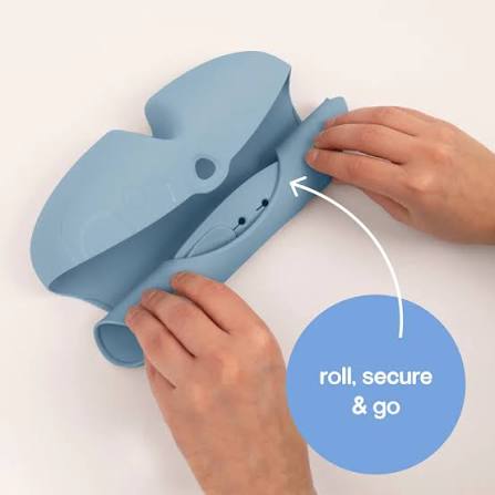 B. Box Silicone Bib With Deep ‘Stay Open’ Pocket