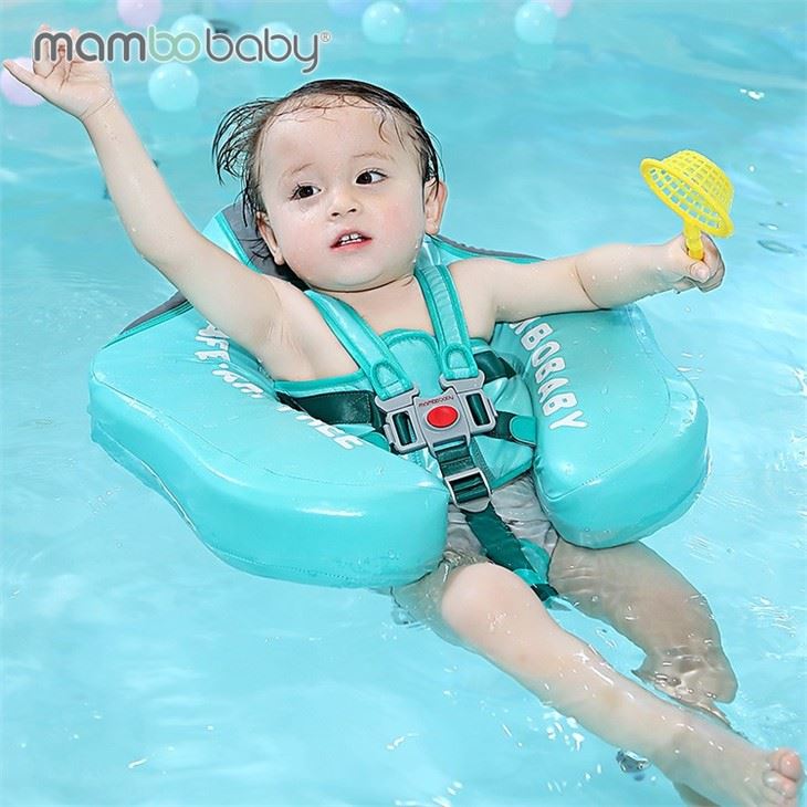 Mambobaby Air-Free Chest Type Floater for 3-24 Months (Pink)