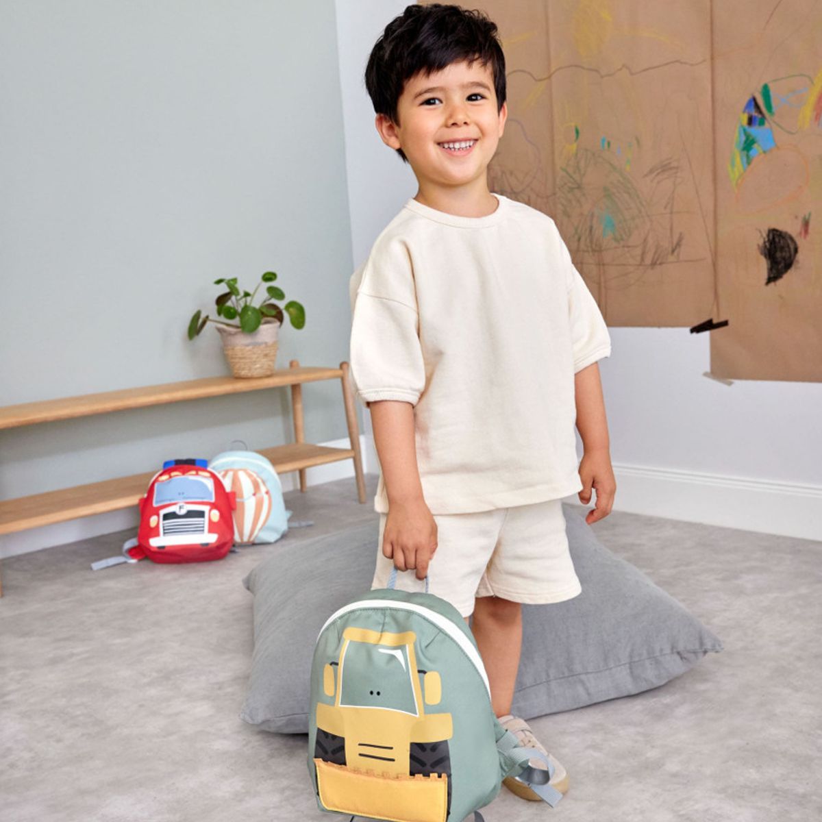 Lassig Tiny Backpack (Excavator)