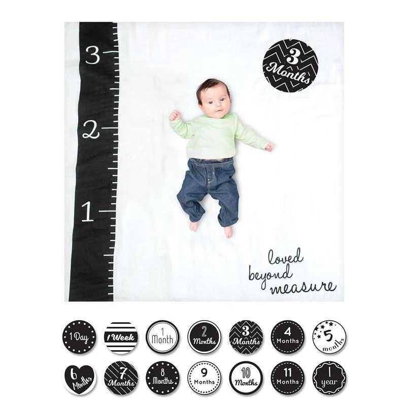 Lulujo Milestone Blanket & Cards Set